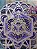 Mandala 3D 5C Cubo de Metatron  | Violeta vazada (do 25cm ao 90cm) - Imagem 2