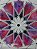 Mandala Flor de Marrakesh 2 em Aquarela 30x30cm - Imagem 2