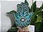 Mão de Hamsa 3D 5C Verde Turquesa (do 20cm ao 90cm) - Imagem 5