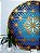Mandala Duo Flor da Vida | Tons de azul (do 25cm ao 90cm) - Imagem 4