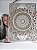 Mandala retangular 3D 8C Horizonte | Tons Neutros (do 40cm ao 90cm) - Imagem 1