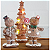 Árvore Natalina Biscoito 25cm com Led Marron - Imagem 3