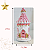 Enfeite de natal casa de doce chantiliy 22cm Resina - Imagem 2
