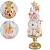 Árvore de Natal Doce Donuts Biscoito 30cm com pedestal - Imagem 1