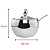 Açucareiro em  Aço Inox com Tampa de Vidro e Colher Unyhome - Imagem 3