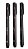 Kit com 3 canetas Uni Pin fine line  01, 05 e 08 - Imagem 1