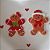 Petisqueira Natalina Coração Gingerbread - Imagem 3
