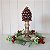 Vela de Parafina Decorativa Pinha com LED Natal 17cm - Imagem 1