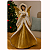 Anjo Decorativo Dourado com Ovelhinha – Natal Elegante - Imagem 4
