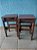 CONJUNTO DE BANQUETA DE MADEIRA ARTESANAL - Imagem 1