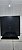 Painel de TV preto fosco com 90x90 passa-fio nicho - Imagem 1