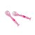 Kit Talheres Rosa Clingo Sticker com Ventosa Infantil – Colher e Garfinho a Partir de 6 Meses - Imagem 4