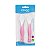 Colher Articulável Rosa Clingo Kit com 2 Unidades - Anatômica, Macia e Sensor de Temperatura - Imagem 1
