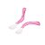 Colher Articulável Rosa Clingo Kit com 2 Unidades - Anatômica, Macia e Sensor de Temperatura - Imagem 3