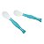 Colher Articulável Clingo Azul Kit com 2 Unidades - Anatômica, Macia e Termossensível - Imagem 5