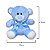 Urso de Pelúcia Plush Lacinho 20cm Fizzy Toys FC2716 Azul - Imagem 5