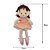 Boneca Bailarina Fofy Toys de Pelúcia e Pano com Vestido Salmão e Sapatilhas – 39cm - Imagem 5