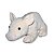 Porco de Pelúcia Deitado 30cm Fofy Toys com Enchimento Fofo e Tecido Macio – Antialérgico - Imagem 2