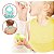Babador de Silicone com Cata Migalhas Unyhome Amarelo - Imagem 3
