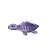 Chaveiro de Pelúcia Dinossauro Goliath 24cm Fofy Toys – Cinza, Macio, com Selo INMETRO de Segurança - Imagem 1