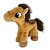 Cavalo de Pelúcia Potrinho Caramelo 35cm Fizzy Toys com Crina Macia e Detalhes Bordados - Imagem 2