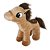 Cavalo de Pelúcia Marrom Gentil Fizzy Toys 35cm com Crina Macia e Expressão Fofa - Imagem 1