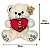Urso de Pelúcia 28cm Fizzy Toys FE7112 Creme - Imagem 6