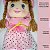 Boneca Pelúcia de Pano Fofy Toys WDL61845 Grande Rosa Mia - Imagem 2