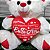 Urso De Pelucia Pequeno Dia Dos Namorados Com Coração - Imagem 3