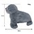 Foca de Pelúcia Realista Cinza 26cm Fofy Toys com Enchimento Macio e Selo INMETRO - Imagem 4