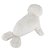 Foquinha de Pelúcia Branca Fofy Toys 32cm Antialérgica com Selo INMETRO - Presente Fofo - Imagem 4