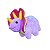 Dinossauro de Pelúcia Tricerátops Lilás 33cm Fizzy Toys – Macio, Hipoalergênico e Seguro - Imagem 2