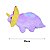 Dinossauro de Pelúcia Tricerátops Lilás 33cm Fizzy Toys – Macio, Hipoalergênico e Seguro - Imagem 5