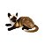 Gato de Pelúcia Realista Siamês 40cm Deitado com Olhos Azuis – Decoração e Presente - Imagem 2