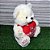 Urso de Pelúcia 35cm Fizzy Toys FE7303 Creme - Imagem 2