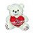 Urso de Pelúcia 35cm Fizzy Toys FE7303 Creme - Imagem 1
