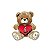 Urso de Pelucia 28cm Fizzy Toys FE7112 Chocolate - Imagem 1