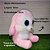 Coelho de Pelúcia Olhos Grandes S2 Toys 7906 Rosa - Imagem 3