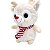 Rena de Pelúcia S2 Toys Creme com Cachecol Natalino 22cm – Macia e Ideal para Presentear - Imagem 4