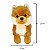 Cachorro de Pelúcia Shiba Inu Fizzy Toys FE7005 - Imagem 5