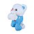 Ursinho de Pelúcia que Reza o Pai Nosso 23cm Fizzy Toys Azul - Imagem 3