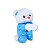 Ursinho de Pelúcia que Reza o Pai Nosso 23cm Fizzy Toys Azul - Imagem 1