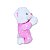 Ursinho de Pelúcia que Reza o Pai Nosso 23cm Fizzy Toys FC2761 Rosa - Imagem 2