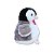 Pinguim de Pelúcia Fizzy Toys com Gravata Rosa Antialérgico 20x20cm – Presente Encantador - Imagem 4