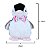 Pinguim de Pelúcia Fizzy Toys com Gravata Rosa Antialérgico 20x20cm – Presente Encantador - Imagem 5