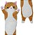 Bicho de Pelúcia Almofada Gatinho Marrom Fofy Toys 65cm Fofo - Imagem 2