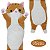 Bicho de Pelúcia Almofada Gatinho Marrom Fofy Toys 65cm Fofo - Imagem 1