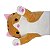 Bicho de Pelúcia Almofada Gatinho Marrom Fofy Toys 65cm Fofo - Imagem 3