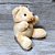 Kit 6 Chaveiros Ursinho de Pelúcia Plush Marrom Macio e Fofo com Corrente Metálica - Imagem 4