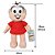 Boneca de Pelúcia Mônica 35cm Turma da Mônica Original e Licenciada com Tecido Antialérgico - Imagem 4